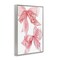 Stupell Industries Sheer Pastel Pink Bows Framed Giclee Design by LSR Design Studio